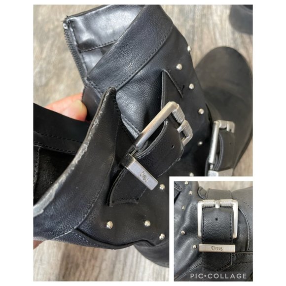 Sam Edelman CIRCUS Dannelly Studded Combat Ankle Boots Size Women Size 7 - Picture 8 of 13